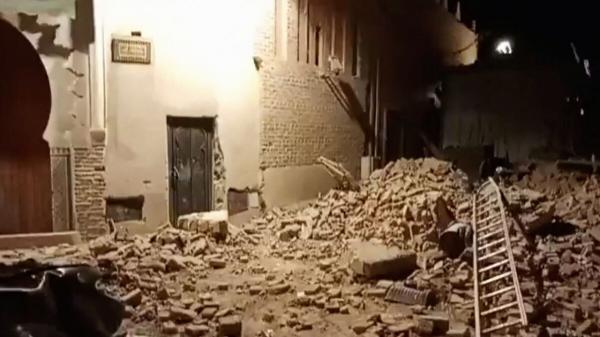مشاهده نور های ناشناخته در آسمان مراکش قبل از زلزله